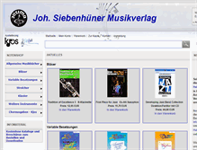 Tablet Screenshot of joh-siebenhuener.de